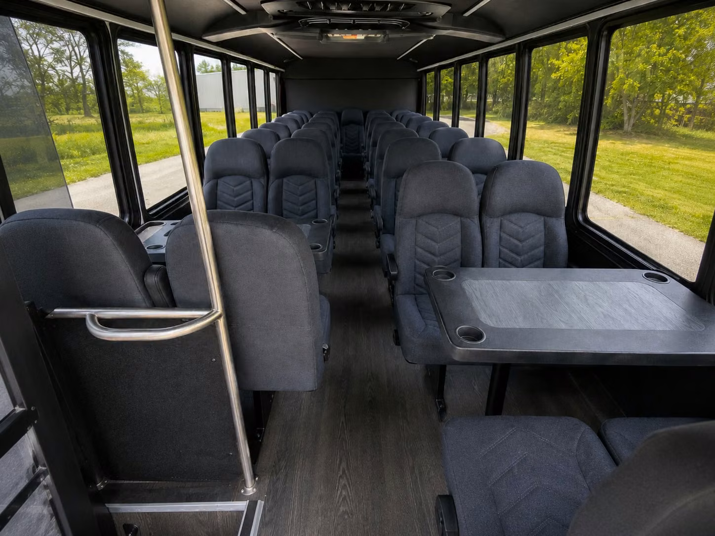 18 passenger minibus inside