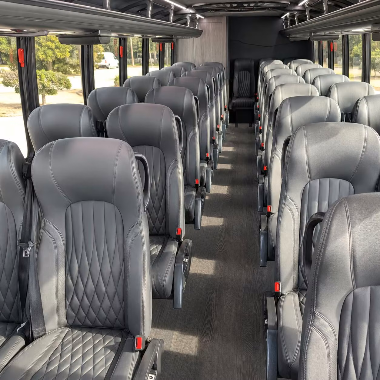 25 passenger minibus inside