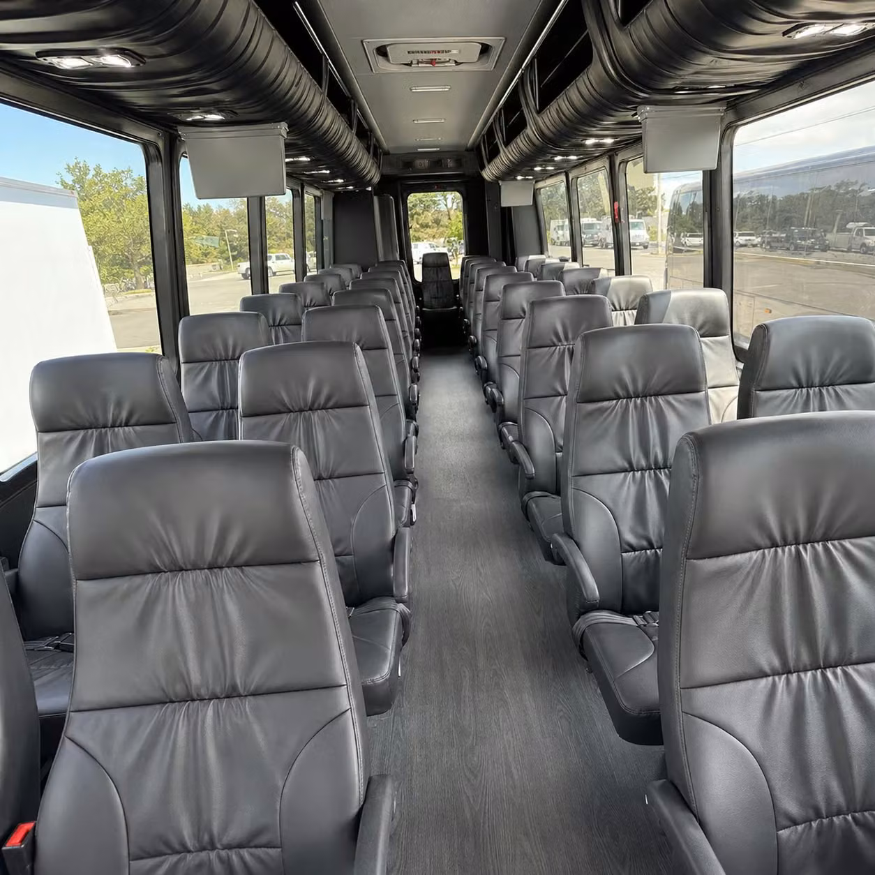 28 passenger minibus inside