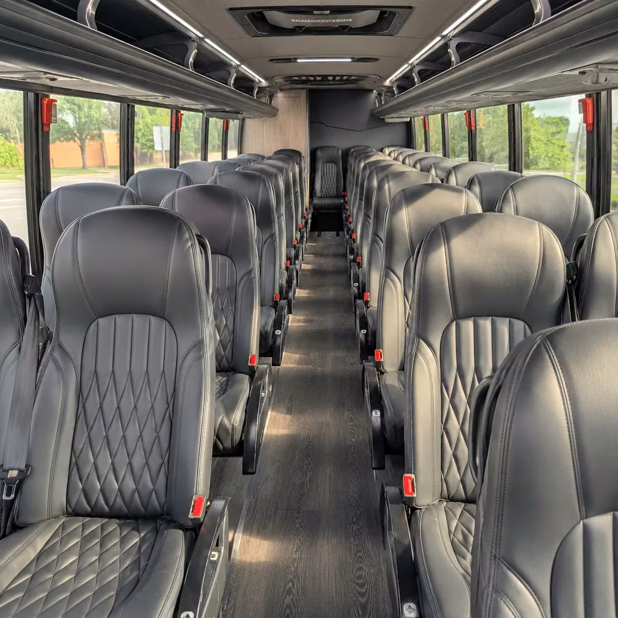35 passenger minibus inside